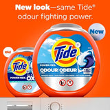 Tide Ultra OXI Power PODS with Odor Eliminators Laundry Detergent Pacs, HE Compatible, Works on Visible and Invisible Dirt, 45 Count Pacs