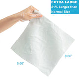 HYGIENJOY-21% Larger,No Rinse Bathing Wipes for Adults-Rinse Free Bath Sponges,Soap Infused,Extra Thick and Dry Shower Wipes for Elderly,For Camping,Hiking,Post Surgery Must Haves, (75 counts)