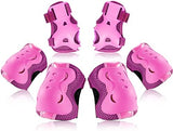 BOSONER Kids/Youth Knee Pad Elbow Pads Guards Protective Gear Set for Roller Skates Cycling BMX Bike Skateboard Inline Skatings Scooter Riding Sports
