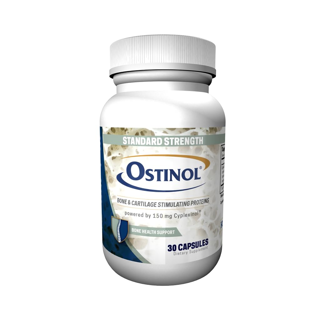 Ostinol Standard 150mg. Bone & Joint Supplement. Stem Cell Activation Certified. Bio Active Protein Complex for Mild Bone Loss & Mild Joint Disfunction. 30 Capsules