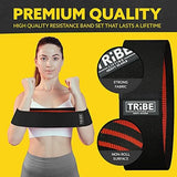 Fabric Resistance Bands for Legs - Workout Bands Resistance Bands for Men and Women - Booty Bands for Working Out - Exercise Bands Resistance Bands Set - Elastic Bands for Exercise