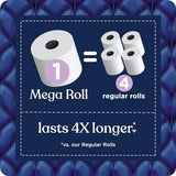 Quilted Northern Ultra Plush Toilet Paper, 24 Mega Rolls = 96 Regular Rolls, 3X Thicker*, 3 Ply Soft Toilet Tissue