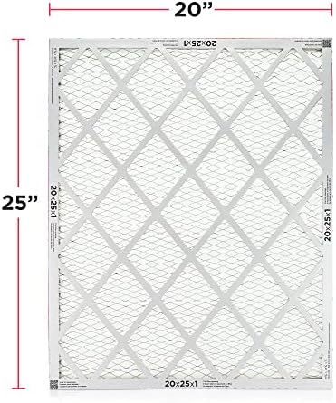 Frigidaire PureAir® 20x25x1 MERV 11 Prem Allergen Electrostatic Pleated Air Conditioner HVAC AC Furnace Filters - 6 Pack (exact dimensions 19.81 X 24.81 X 0.81)