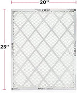 Frigidaire PureAir® 20x25x1 MERV 8 Allergen Electrostatic Pleated Air Conditioner HVAC AC Furnace Filters - 6 Pack (exact dimensions 19.81 X 24.81 X 0.81)