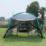 Screen House Room 11x11 Ft Mesh Net Tent Canopy Shelter Gazebo, Easy Setup & Waterproof & Sunshade, Suitable for Camping Trip, Backyard, Beach, Picnic