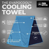 Tough Outdoors Cooling Towel - Cooling Towels for Neck & Face - Ice Wrap & Sweat Rag for Camping Gym Yoga & Sports - Workout Towel for Gym Sweat - Cool Towels for Extreme Heat