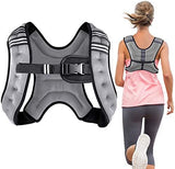 Weighted Vest Weight Vest for Men Women Kids Weights Included, Body Weight Vests Adjustable for Running, Training Workout, Jogging, Walking