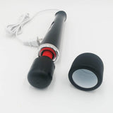 AEVEONE Powerful Handheld Electric Back Wand Massager, Strong Personal Vibration Massage for Sports Recovery, Muscle Aches, Body Pain (Black-US)