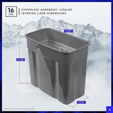 Arctic Zone Titan Deep Freeze Cooler - Zipperless Hardbody Cooler - Small & Large Capacity- Beach & Camping Cooler - Deep Freeze Insulation, HardBody Liner, and SmartShelf