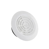 Sandy Beach Air Vent Cover, Round Air Vent ABS Ventilation Grill, Adjustable Vent Cover, Bathroom Vent Cover, Office, Ceiling Ventilation Cover, Room Exhaust and Ventilation Use (150mm Diameter)
