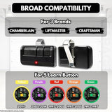 Garage Stop 2X 893LM 893Max for Chamberlain Craftsman Liftmaster Garage Door Opener Remote, Black Limited Edition, 1993 to Present Garage Clicker, Garage Door Remote Replacement