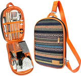 Camping Cooking Utensils Set - Camping Utensil Set Car Camping Cooking Essentials Gear for Camp Kitchen Cooking and Grilling, Stainless Steel & Silicone Ideal Gift for RV Tent Camper