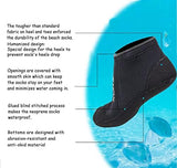 XUKER Neoprene Water Socks 3mm, Sand Proof Beach Volleyball Socks Water Shoes Diving Boots for Outdoor Water Sports