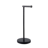 KES Bathroom Toilet Paper Holder Stand Modern Tissue Roll Holder SUS304 Stainless Steel Rustproof Freestanding 20.2" H, Matte Black BPH283S1-BK