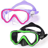 Kids Swimming Goggles Swim Mask with Nose Cover for Kids Youth 3-15, Anti-Shattered Lens UV Protection No-leak