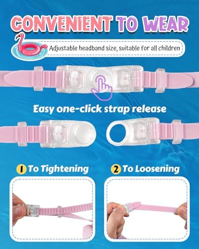 Rantizon Swim Goggles 2 Pack, Wide View Anti Fog&UV Swimming Goggles for Audlt, No Leaking Pool Accessories for Men Women Kid