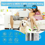 UBeesize 12x20x1 Air Filter HVAC AC Furnace Filter,MERV 8,Reusable Washable, Lasts a Lifetime,Permanent Air Filter,Breathe Fresher,Home And Office(Actual Size:11.69x19.8x0.8Inch)