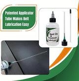 Premium Treadmill Belt Lubricant - Made in The USA - Patented 8 inch Application Tube and Precision Twist Cap - 100% Pure Silicone - Spot On