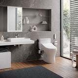 TOTO SW3084#01 WASHLET C5 Electronic Bidet Toilet Seat with PREMIST and EWATER+ Wand Cleaning, Elongated, Cotton White