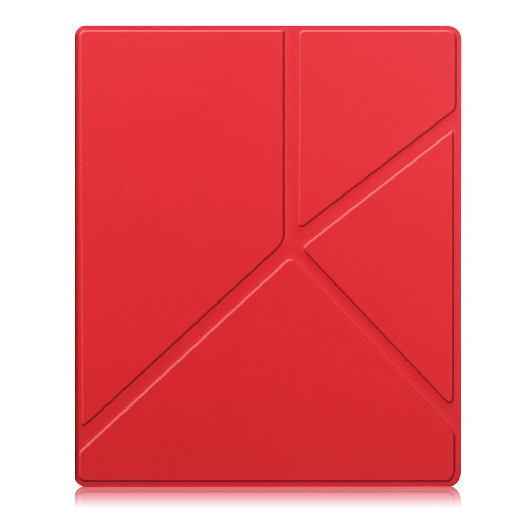 Kepuch Custer Case for Kobo Elipsa 2E 10.3",Ultra-Thin PU-Leather Hard Shell Cover for Kobo Elipsa 2E 10.3" - Red