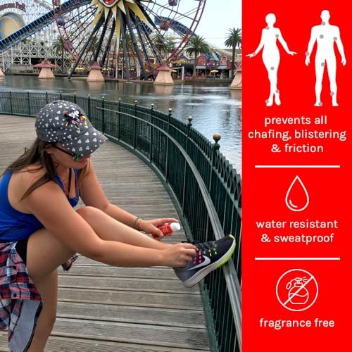 Anti-Chafe and Blister Continuous Spray Skin Lubricant Body Friction Protection for Men and Women