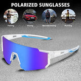 STORYCOAST Polarized Sports Sunglasses for Men Women,Driving Fishing Cycling Mountain Bike Sunglasses UV400 Protection