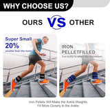 Ankle Weights A Pair of 1/2/3/4/6/8/10/12/20 LBS Wrist Leg Arm Weights for Women Men kids child with Adjustable Straps, Strength weighted for Physical Therapy Running Walking Fitness Gym Workout