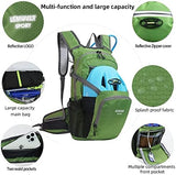 Hiking Daypack Waterproof Biking Backpack 15L Lightweight Durable Backpack for Ski Snowboarding Running MTB Cycling