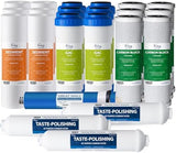 iSpring F22-75 NSF Certified 3-Year Replacement Filter Pack, For Standard 5-Stage RO Systems, Reduces PFAS, Chlorine, Bad Taste & Odor, 22 Pieces