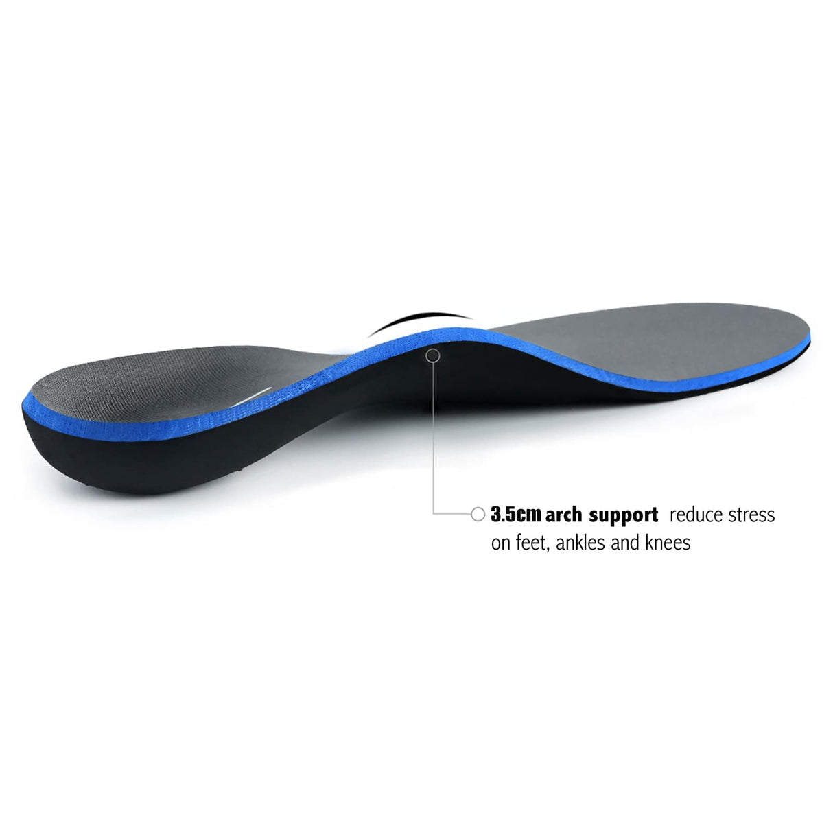 Plantar Fasciitis Feet Insoles Arch Supports Orthotics Inserts Relieve Flat Feet, High Arch (Mens 13-13 1/2)