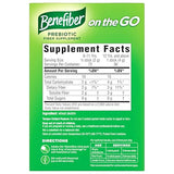 Benefiber On The Go Prebiotic Fiber Supplement Powder for Digestive Health, Daily Powder, Unflavored Stick Packs - 36 Sticks (Pack of 2)
