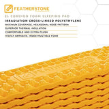 Featherstone Outdoor El Cordion Insulated R-Value 2.1 Sleeping Pad Closed Cell Foam Mat for Ultralight Backpacking Thru-Hiking and Camping