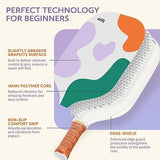 Pickleball Paddles Set of 2/4- USAPA Approved Graphite/Fiberglass Pickleball Racket, 2 Pickleball Rackets, 4 Balls and 1 Portable Carry Bag, Aesthetic Pickle Ball Set for Men Women Beginners