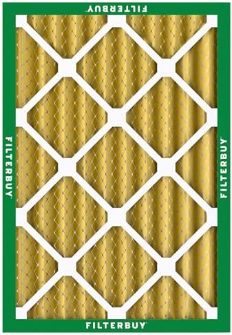 Filterbuy 20x25x4 Air Filter MERV 11 Allergen Defense (6-Pack), Pleated HVAC AC Furnace Air Filters Replacement (Actual Size: 19.50 x 24.50 x 3.63 Inches)