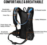 G4Free Insulated Hydration Backpack Pack with 2L BPA Free Bladder for Outdoor Running Hiking Cycling Camping