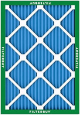 Filterbuy 20x25x1 Air Filter MERV 13 Optimal Defense (4-Pack), Pleated HVAC AC Furnace Air Filters Replacement (Actual Size: 19.50 x 24.50 x 0.75 Inches)