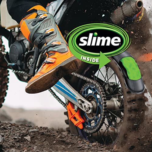 Slime 10204 Bike Tube Puncture Repair Sealant with Pump, Prevent and Repair, suitable for all Bicycles, 1 Gallon bottle