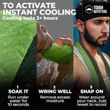 Tough Outdoors Cooling Towel - Cooling Towels for Neck & Face - Ice Wrap & Sweat Rag for Camping Gym Yoga & Sports - Workout Towel for Gym Sweat - Cool Towels for Extreme Heat