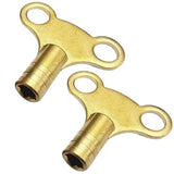 Go Bathrooms 72823 Bleed Radiator Keys, Pack of 2, Brass, 2 Count