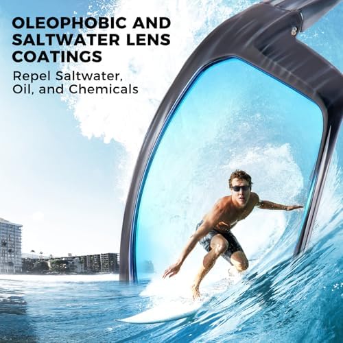 KastKing Huzzah Polarized Sport Sunglasses for Men and Women, Ideal for Driving Fishing Cycling and Running,UV Protection