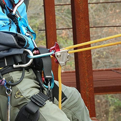 Climbing Ascender Fall Protection Belay Device Climbing Rope Grab for Rock Climbing Mountaineering Tree Arborist Expedition Caving Rescue Aerial Work