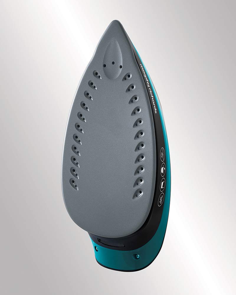 Morphy Richards 332101 Auto Clean Speed Pro Pressurised Steam Generator, Black and Teal