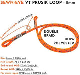 GM CLIMBING 8mm (5/16") Prusik Swen Eye-to-Eye Pre-Sewn 30 inch / 45 inch