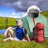 24Pcs Tent Stakes, 12in Heavy Duty Tent Stakes with Storage Pouch, Forged Steel Metal Stake for Tent Used on Rocky Place, Grassland, Dessert(24Pcs, 12in, Diameter 1/4")