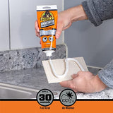 Gorilla Heavy Duty Construction Adhesive, White Glue, 7 Ounce Squeeze Tube (Pack of 2) - Gap Filling and Waterproof