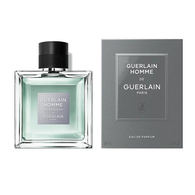 Guerlain Homme De Guerlain Eau De Parfum Spray for Men, 3.4 Ounce (New 2023 Packaging)