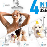 AquaHomeGroup 20-Stage Premium Shower Filter Replacement Cartridge with Spin Propeller 2-Pack (No Housing) - Water Filter Refill Compatible with Any Shower Filter of Similar Design 15 and 20 Stages