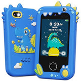 KOKODI Kids Smart Phone, Touchscreen HD Dual Camera Cell Phone for Kids, Christmas Birthday Gifts Dinosaur Child Play Phone for Boys 3-10, Travel Toy Preschool Learning Education Toy