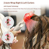 5 in 1 Hair Air Styler - Hair Dryer Brush 110000 RPM for Fast Drying & Hot-Air Auto Wrap Curlers for Curling, Frizz-Free Blow Dryer Brush for Straightening Volumizing No Heat Damage