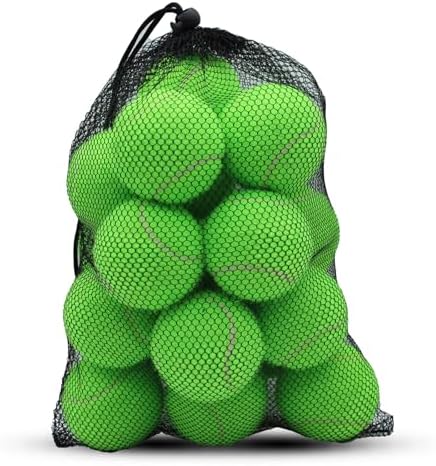 Tennis Balls, 20 Pack Training Tennis Balls,High Elasticity Practice Tennis for Beginner, Exercise Playing Balls for Pet Dog